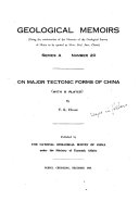 On Major Tectonic Forms of China ... 封面