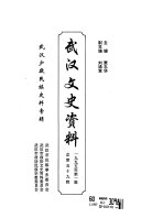 武汉文史资料 封面