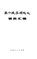王小波李顺起义资料汇编 封面