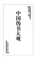 中国伪书大观 封面
