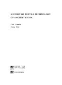 History of Textile Technology of Ancient China 封面