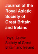 Journal of the Royal Asiatic Society of Great Britain & Ireland 封面