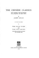 The Ch'un ts'ew with The Tsao chuen 封面