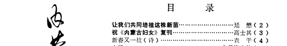 内蒙古婦女 封面