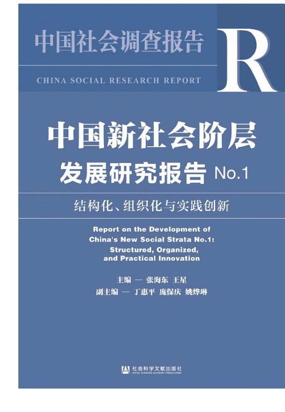 中国新社会阶层发展研究报告No.1:结构化、组织化与实践创新 封面
