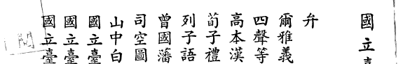 国立台湾师範大学国文研究所集刋 封面