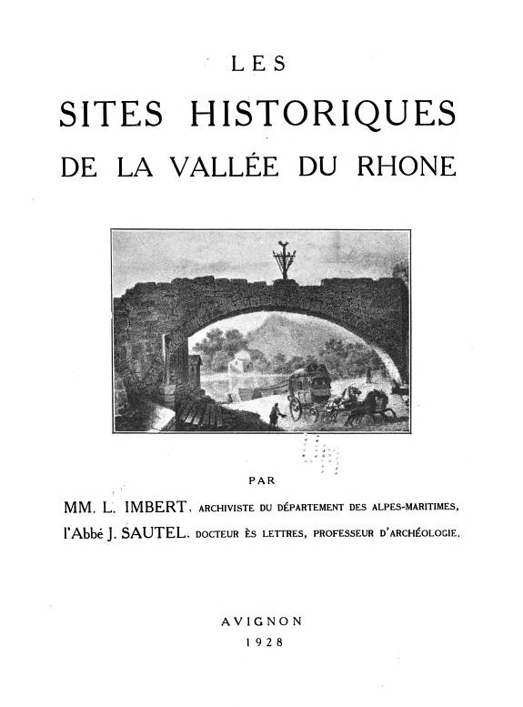 Les sites historiques de la vallée du Rhone 封面