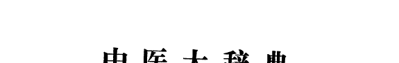 中医大辞典: 医史文献分册 封面