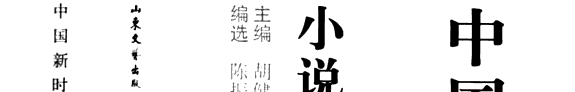 中国新时期小说研究资料 封面