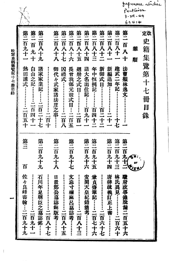 史籍集覧 封面