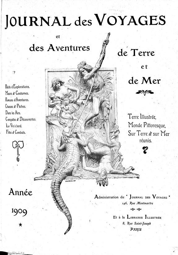 Journal des voyages et des aventures de terre et de mer 封面