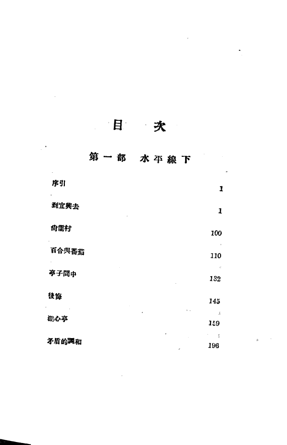 水平線下 封面