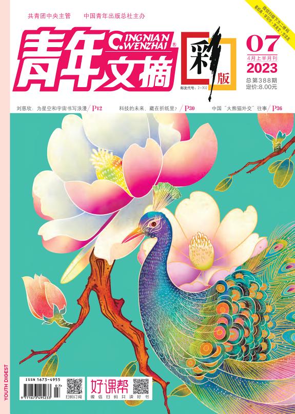 《青年文摘(彩版)》2023年第7期 封面