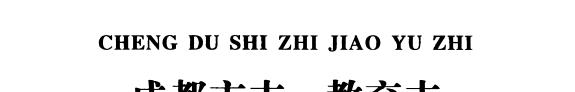 成都市志 封面