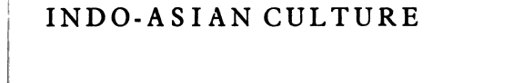 The Indo-Asian Culture 封面