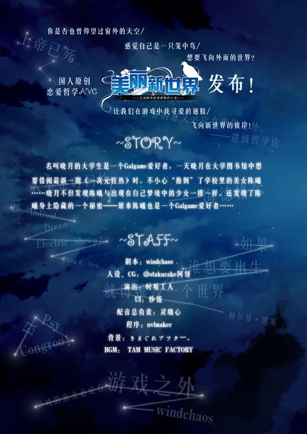 美丽新世界~飞向阿布拉克萨斯的小鸟 封面