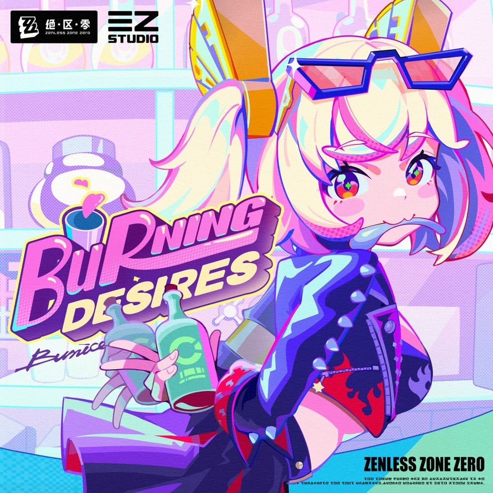 《绝区零》柏妮思EP《Burning Desires 绝望吧台》 封面