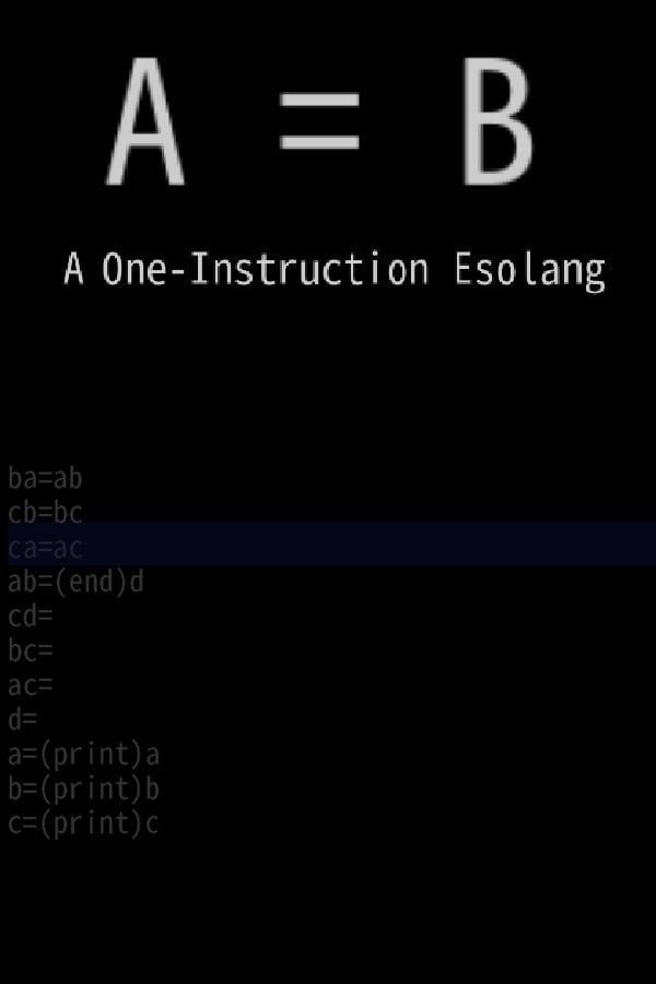 A=B 封面