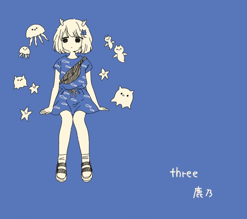 three 封面