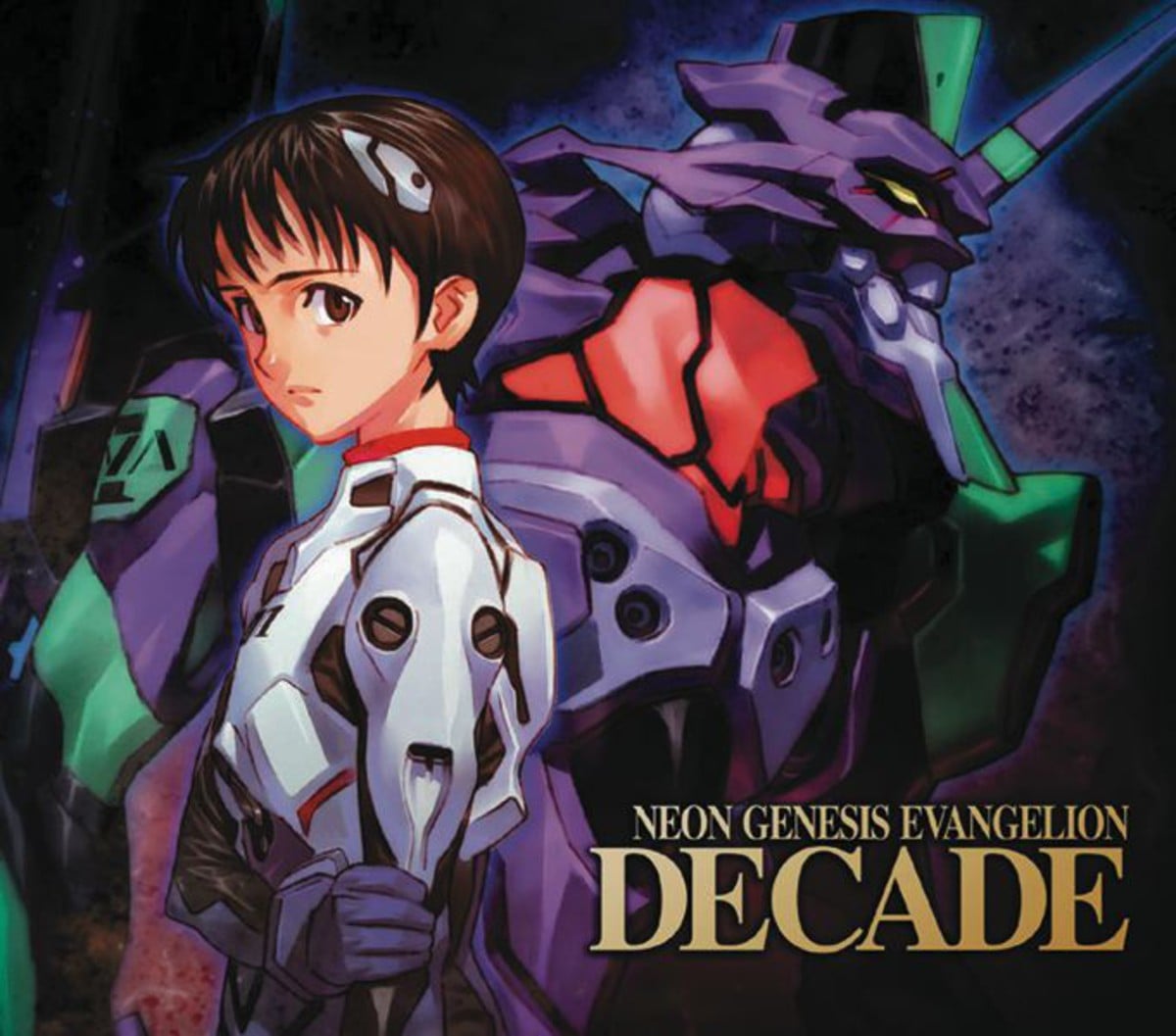 新世纪福音战士原声音乐 十周年纪念CD [DECADE] 封面
