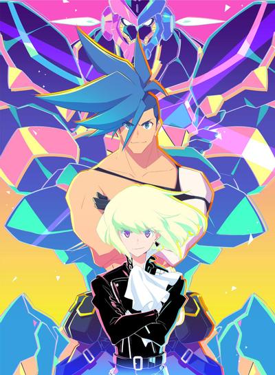 「プロメア オリジナルサウンドトラック」リミックス&リアレンジCD 封面