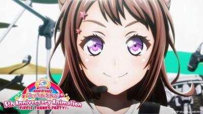 BanG Dream! 少女乐团派对!5周年纪念动画 -CiRCLE THANKS PARTY!- 封面
