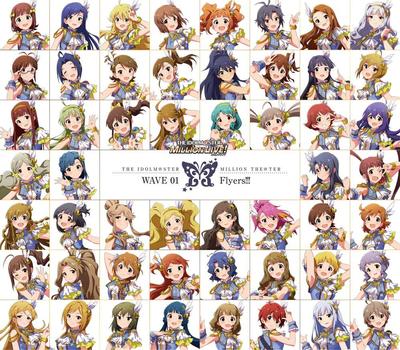 THE IDOLM@STER MILLION THE@TER WAVE 01 Flyers!!! 封面
