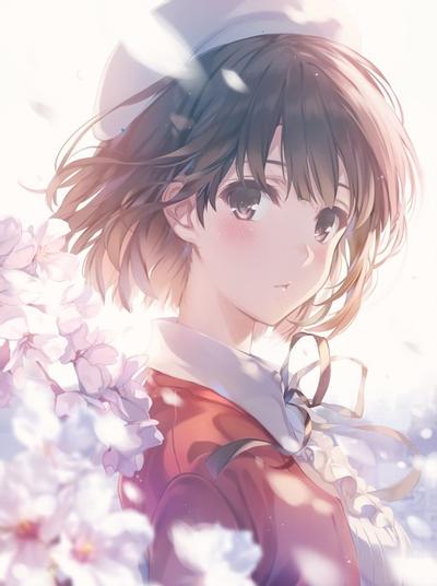 不起眼女主角培育法 深崎暮人画集 上 Flat. 封面