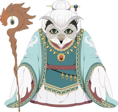フクロウの婆さん