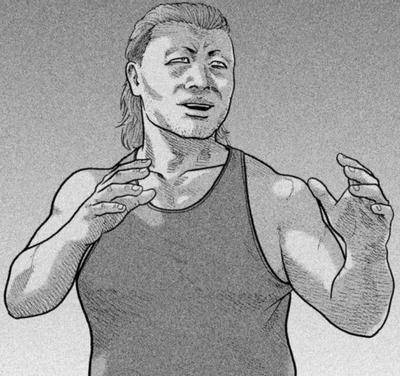元レスラーの男
