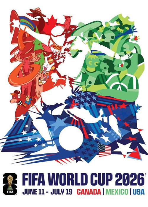 2026年国际足联美国加拿大墨西哥世界杯 封面