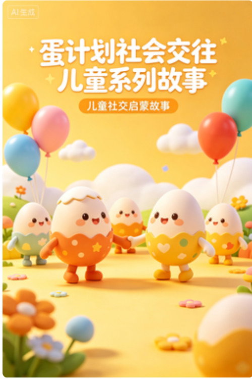 蛋计划社会交往儿童系列故事 封面