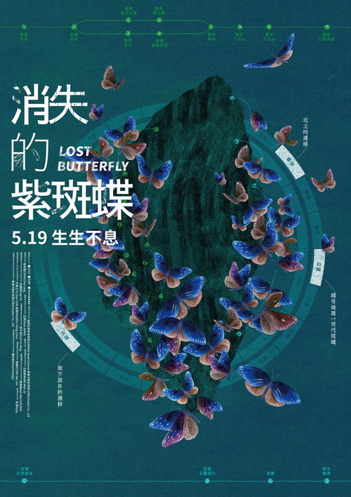 消失的紫斑蝶 封面