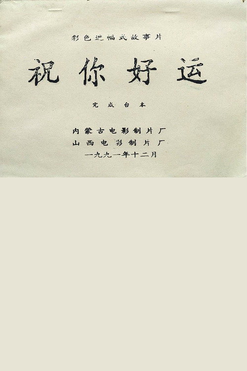 祝你好运 封面
