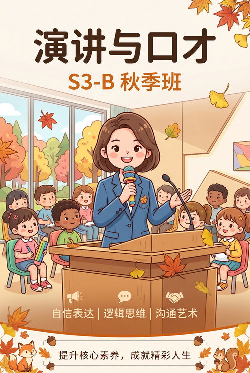 演讲与口才 S3-B秋季班 封面