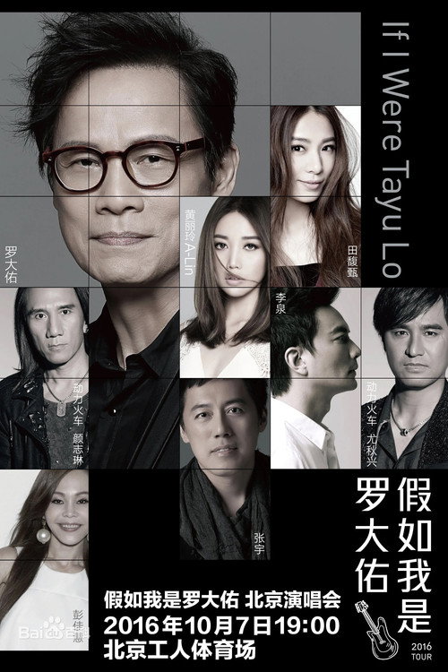 假如我是罗大佑 北京演唱会 封面