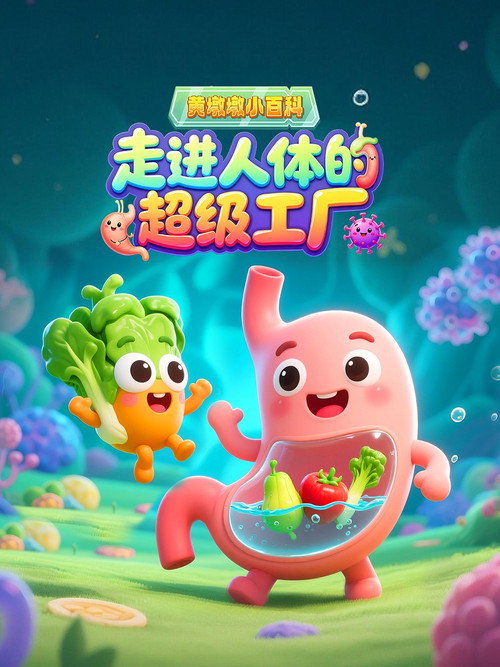 黄墩墩小百科：走进人体的超级工厂 封面