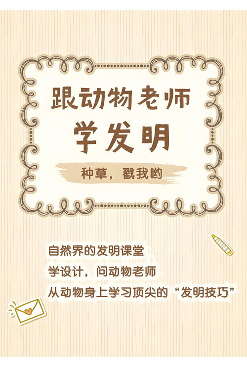 跟着动物老师学发明 封面