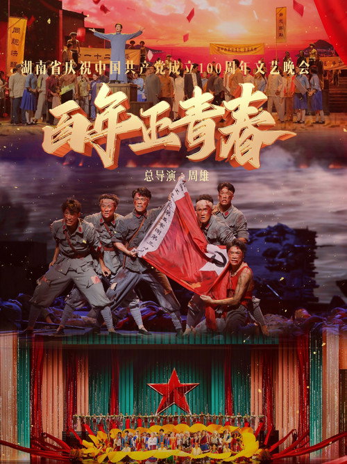 百年正青春--湖南省庆祝中国共产党成立100周年文艺晚会 封面
