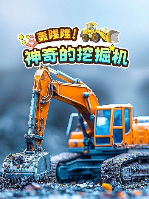 轰隆隆！神奇的挖掘机 封面