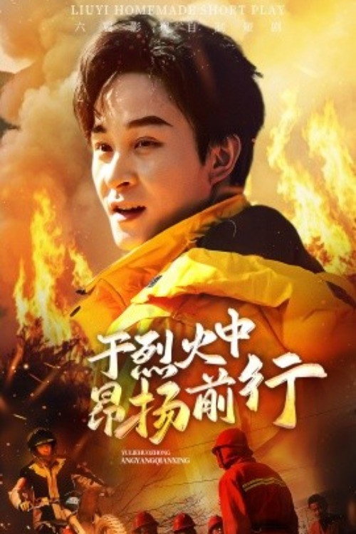 于烈火中昂扬前行 封面