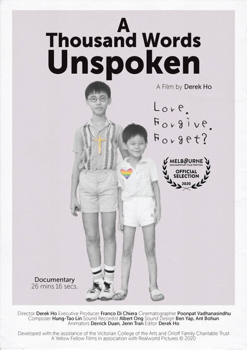 A Thousand Words Unspoken 封面